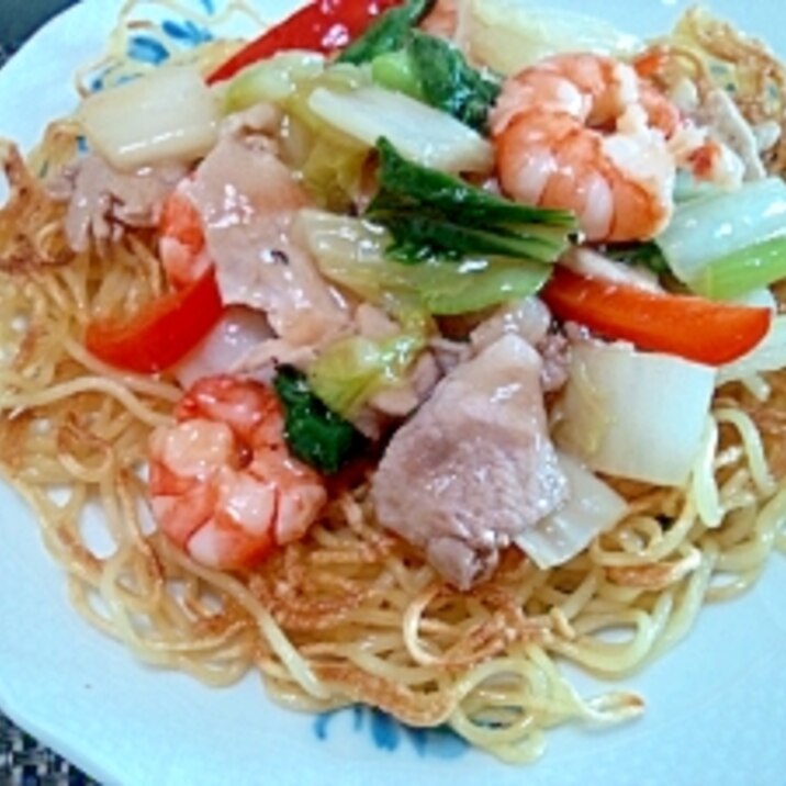 麺がパリパリ あんかけ焼きそば レシピ 作り方 By よねやん1号 楽天レシピ 麺がパリパリ あんかけ焼きそば レシピ 作り方 By よねやん1号 楽天レシピ